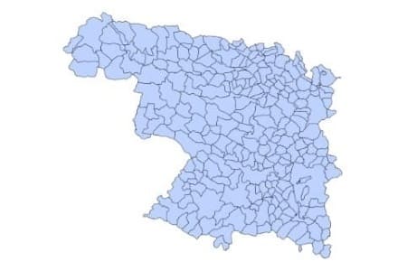 Mapa Provincia Zamora
